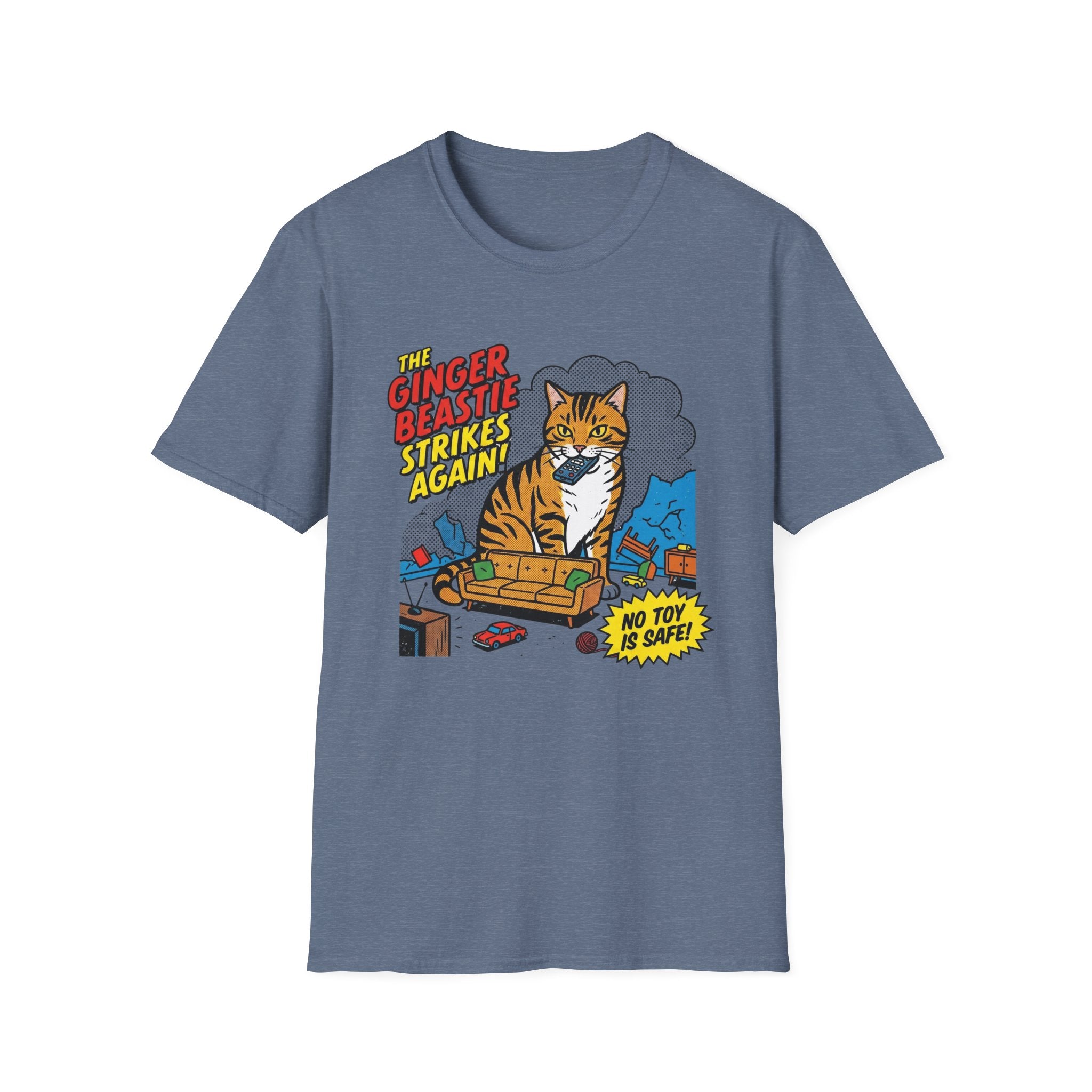 The Ginger Beastie Strikes Again Cat T-Shirt