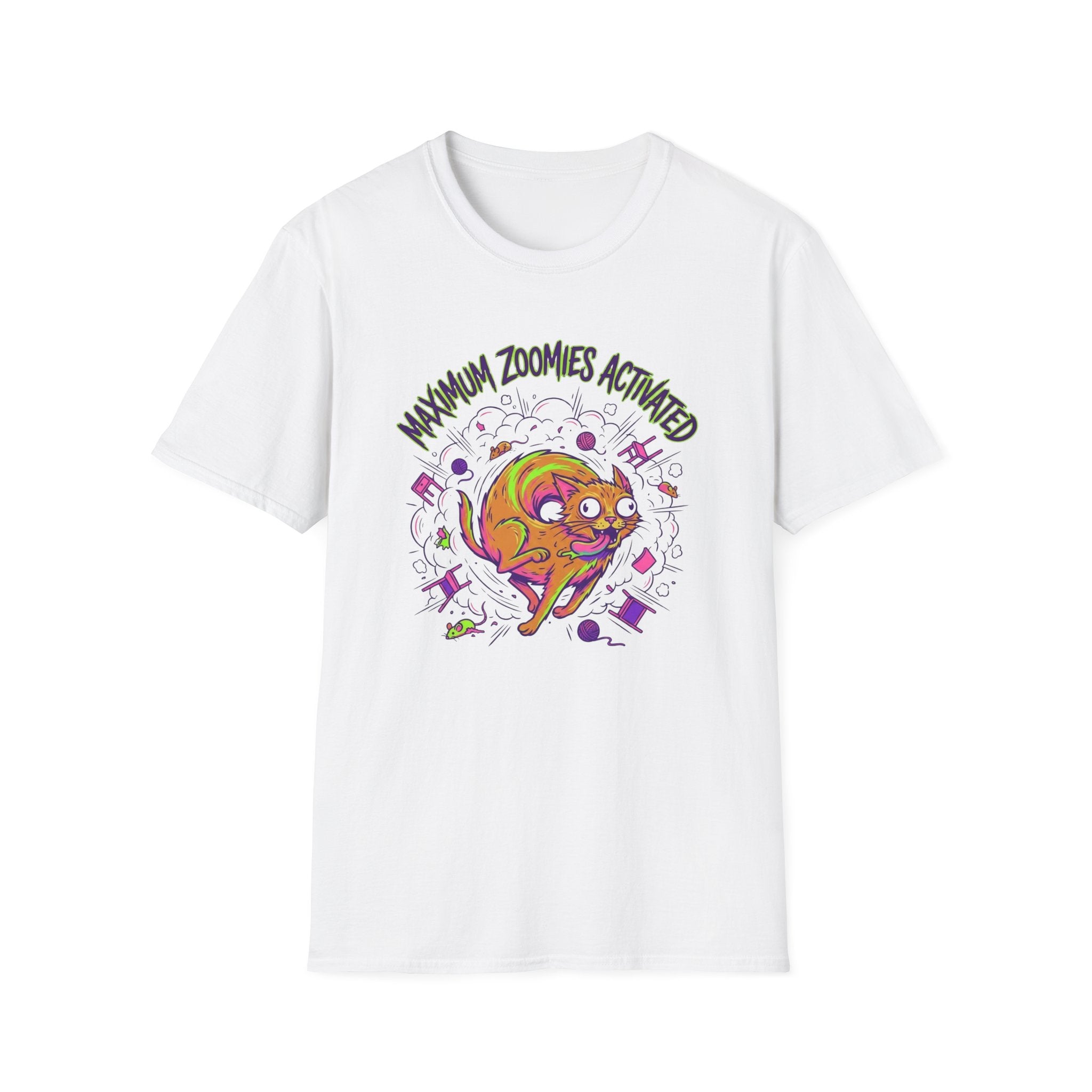 Maximum Zoomies Activated Cat T-Shirt