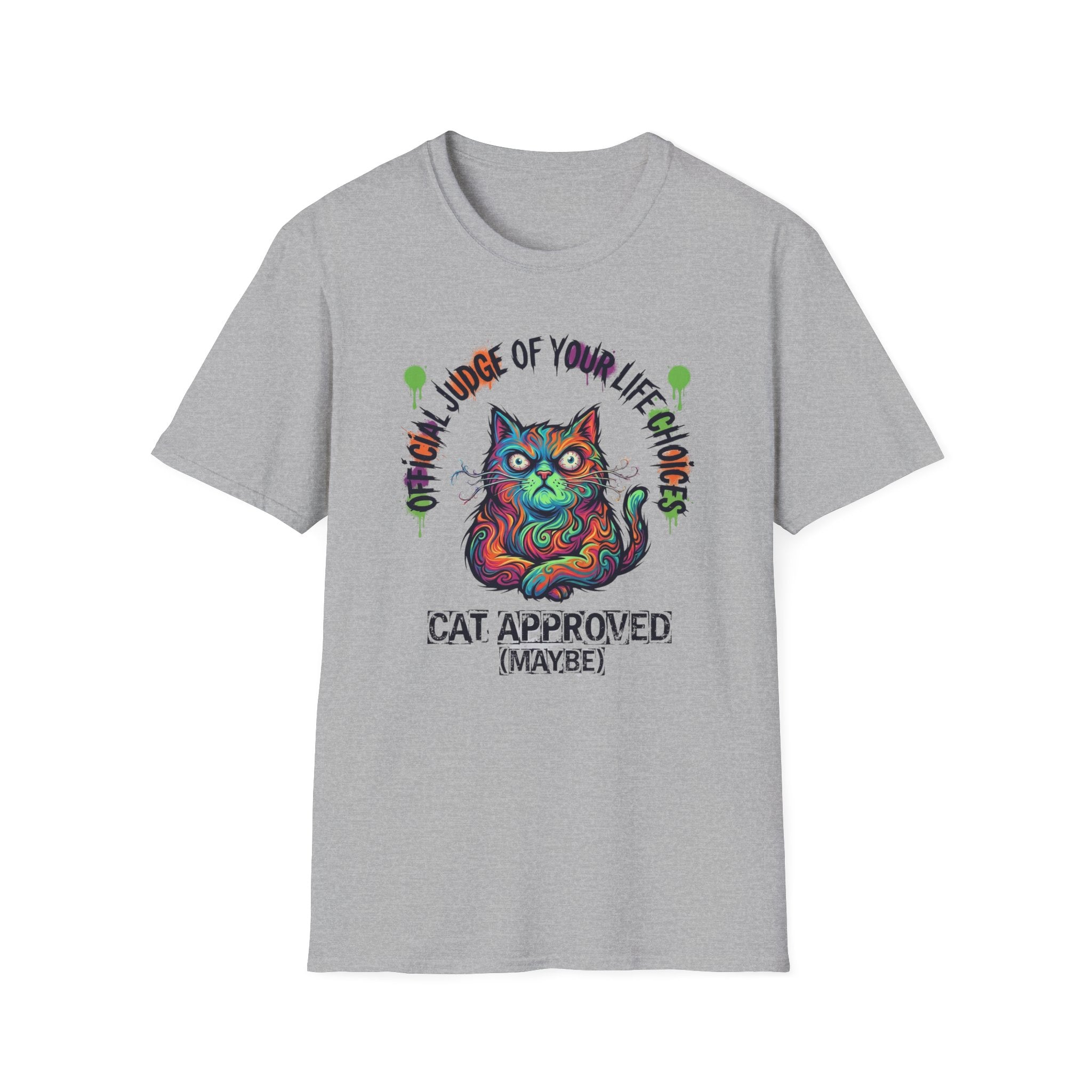Official Judge of Life Choices Cat T-Shirt