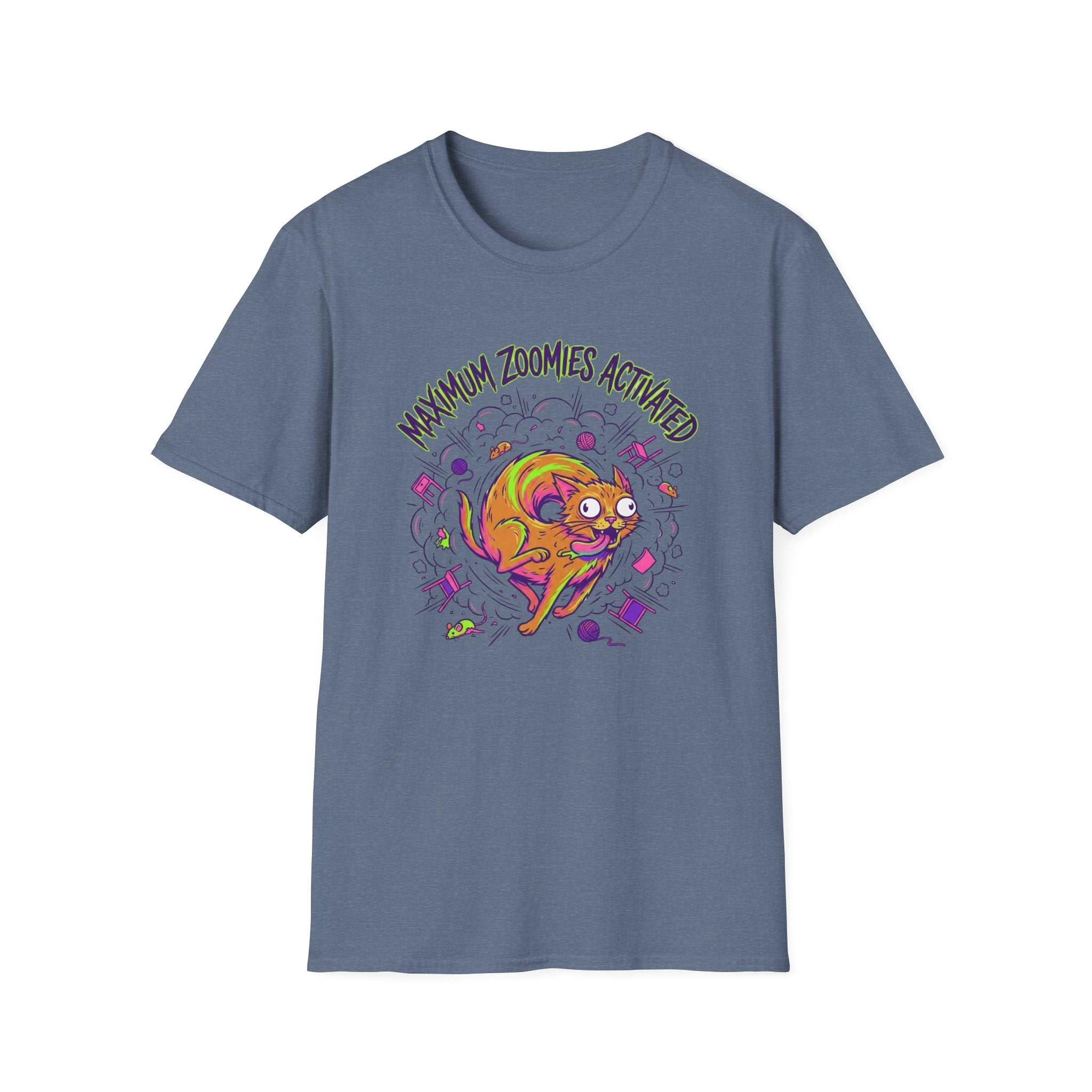 Maximum Zoomies Activated Cat T-Shirt
