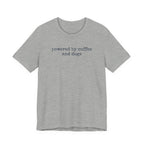 Powered by Coffee & Dogs (text) T-Shirt