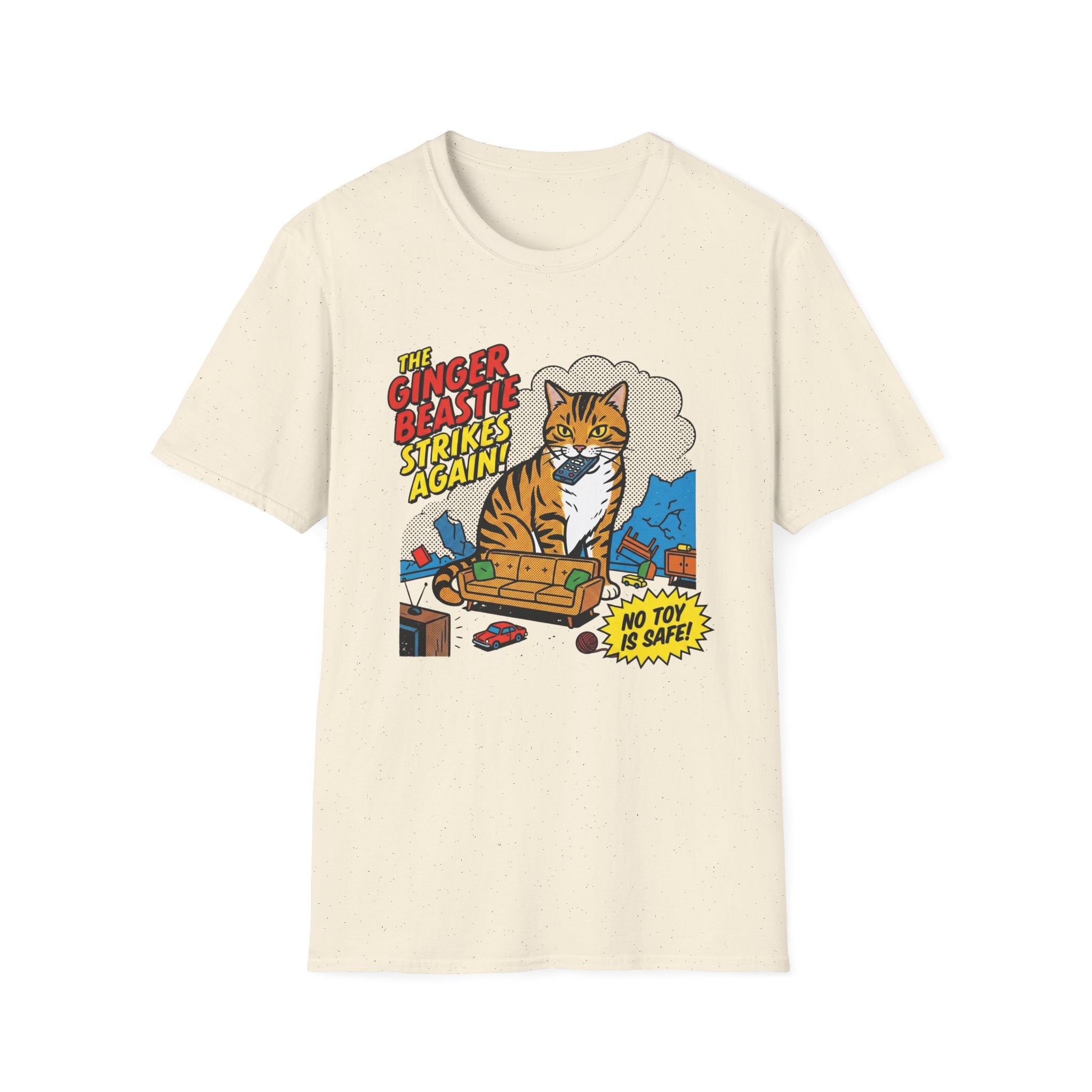The Ginger Beastie Strikes Again Cat T-Shirt