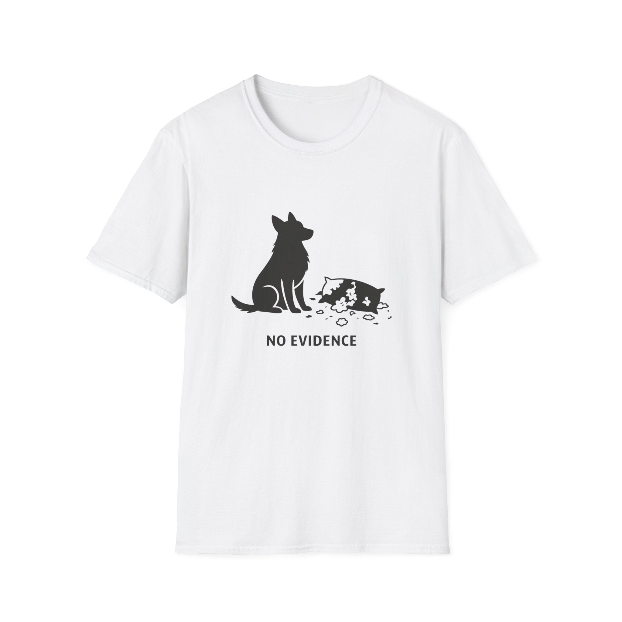 No Evidence - Dog & Pillow T-Shirt