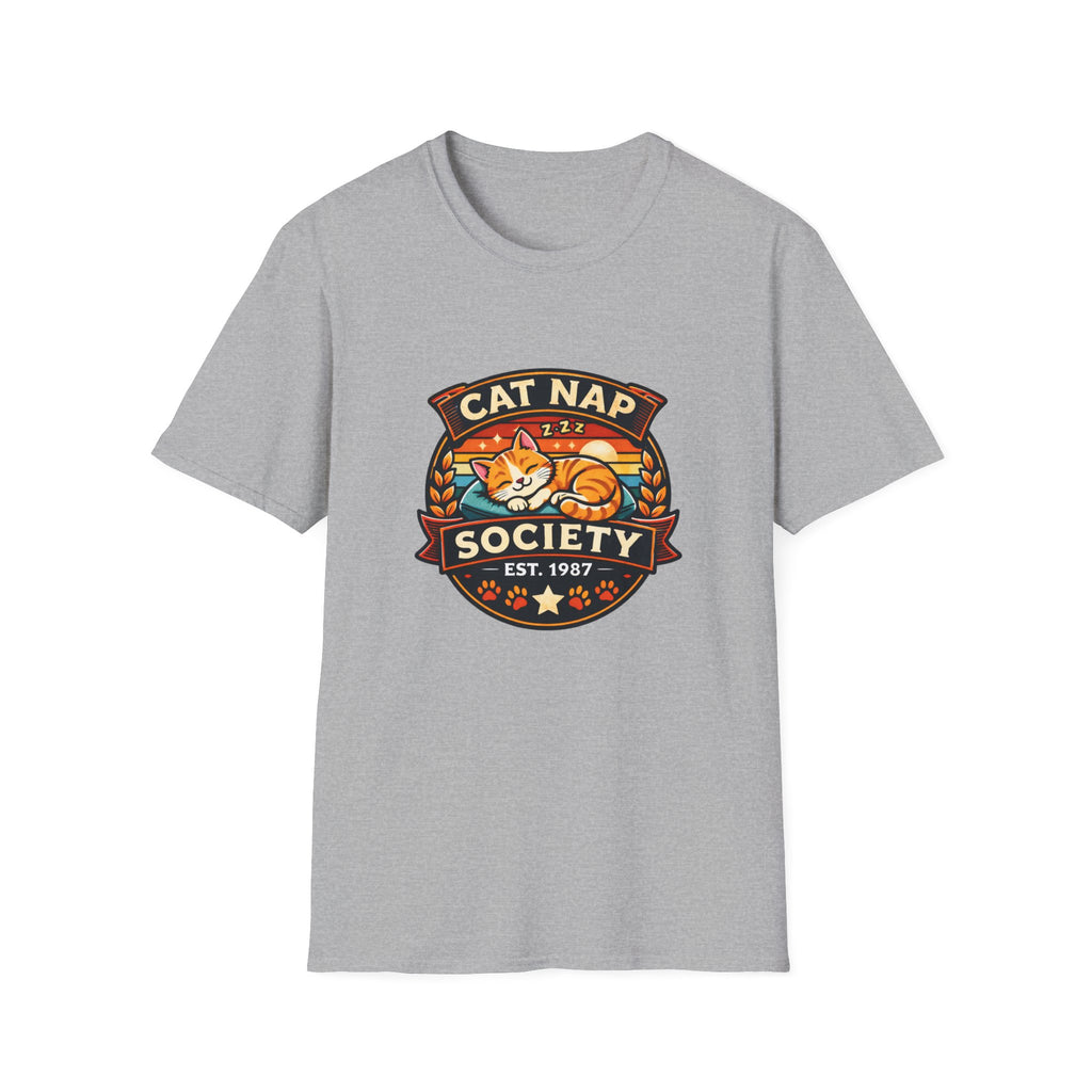Cat Nap Society Orange Tabby T-Shirt