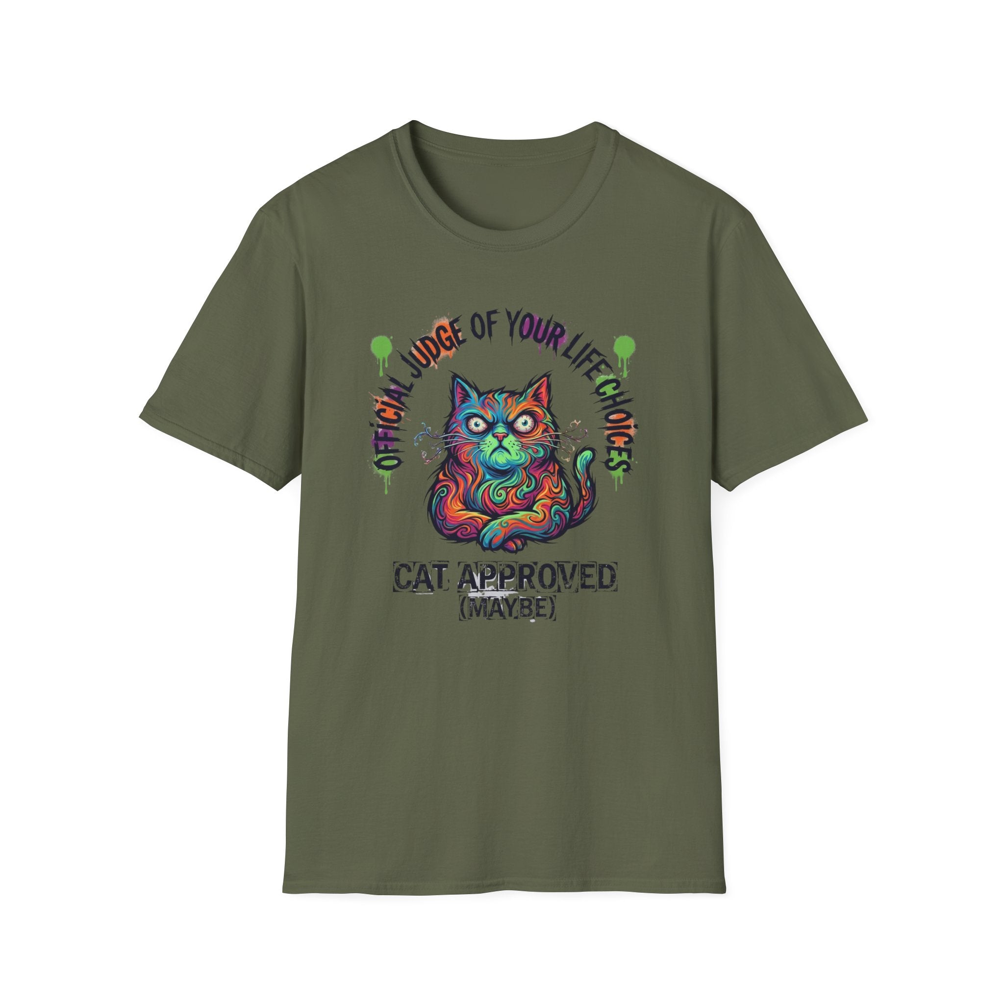 Official Judge of Life Choices Cat T-Shirt
