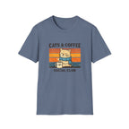 Cats & Coffee Social Club T-Shirt