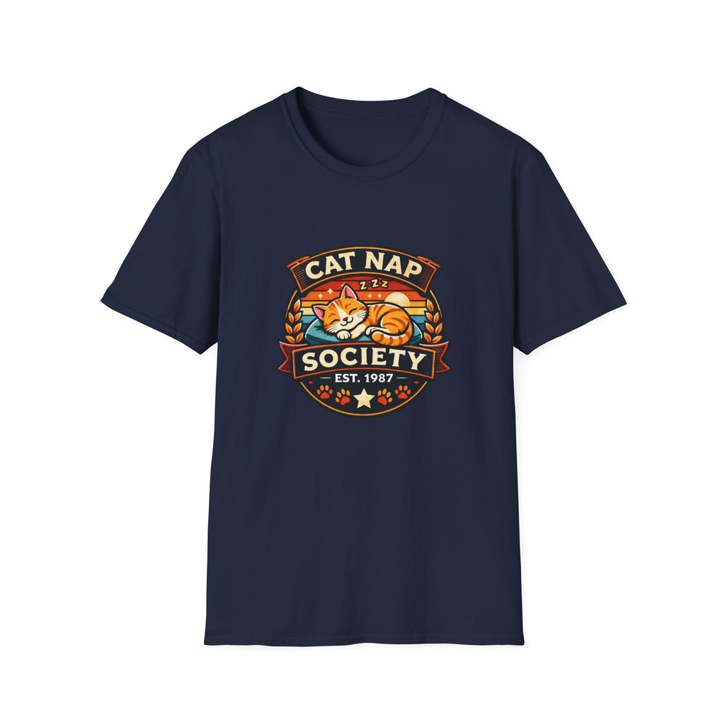 Cat Nap Society Orange Tabby T-Shirt