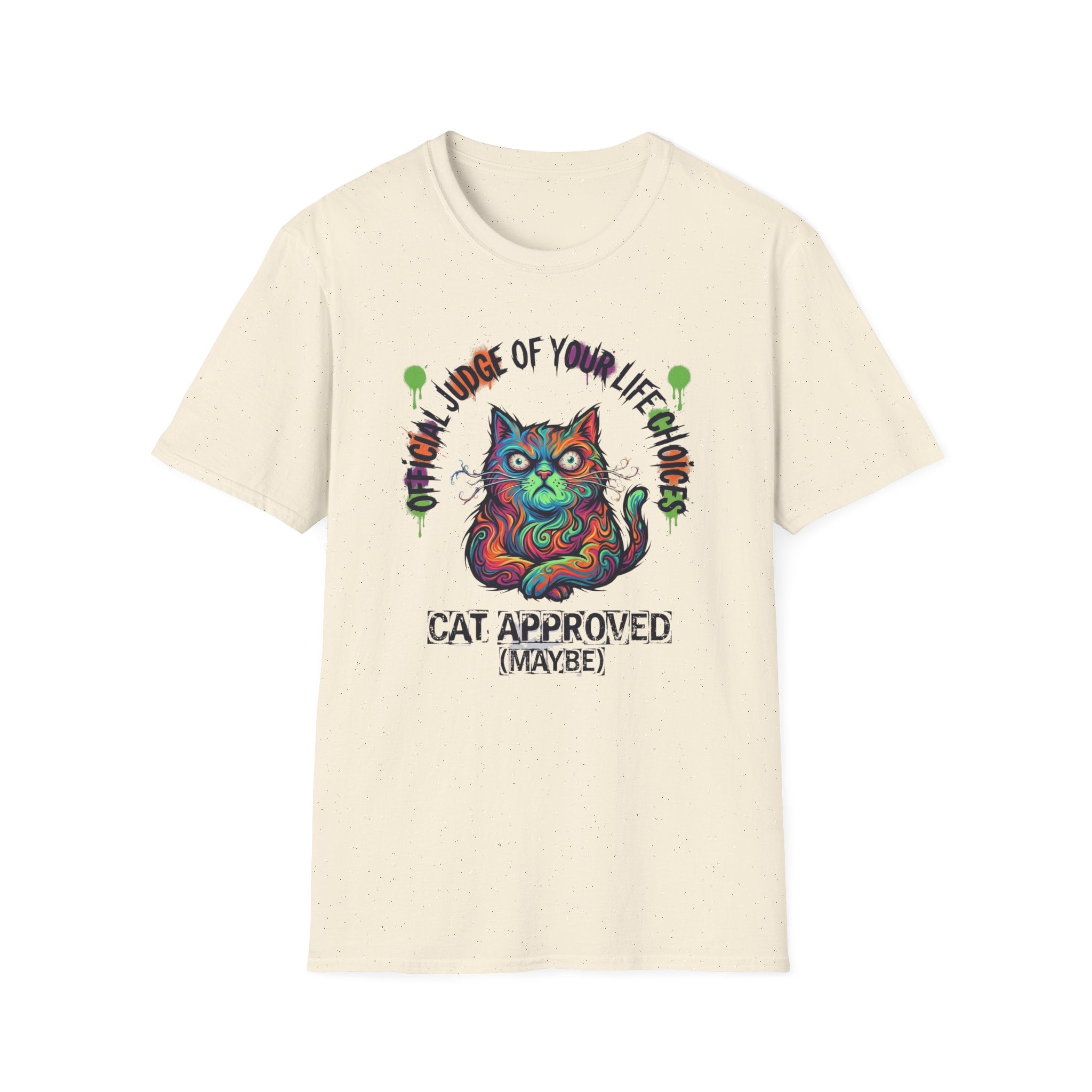 Official Judge of Life Choices Cat T-Shirt