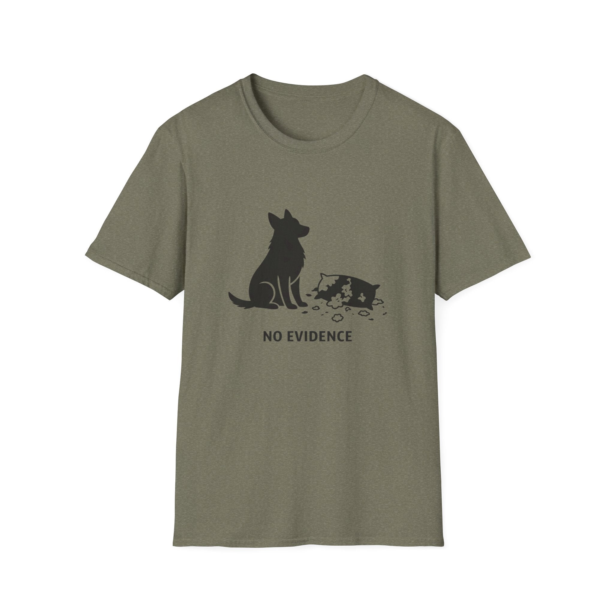 No Evidence - Dog & Pillow T-Shirt