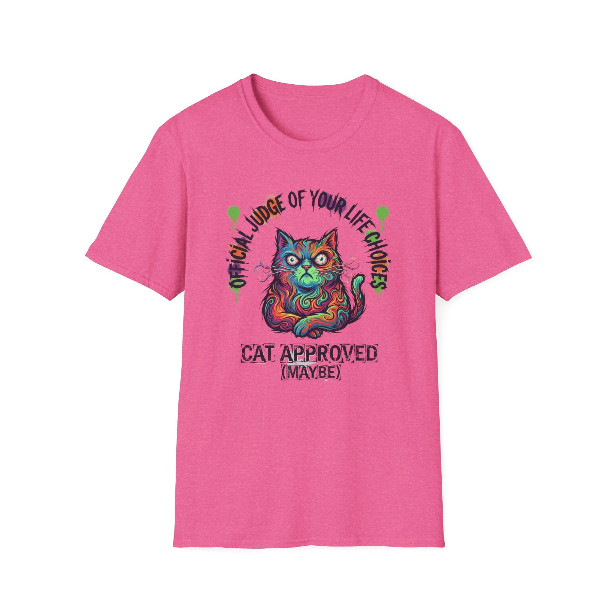 Official Judge of Life Choices Cat T-Shirt