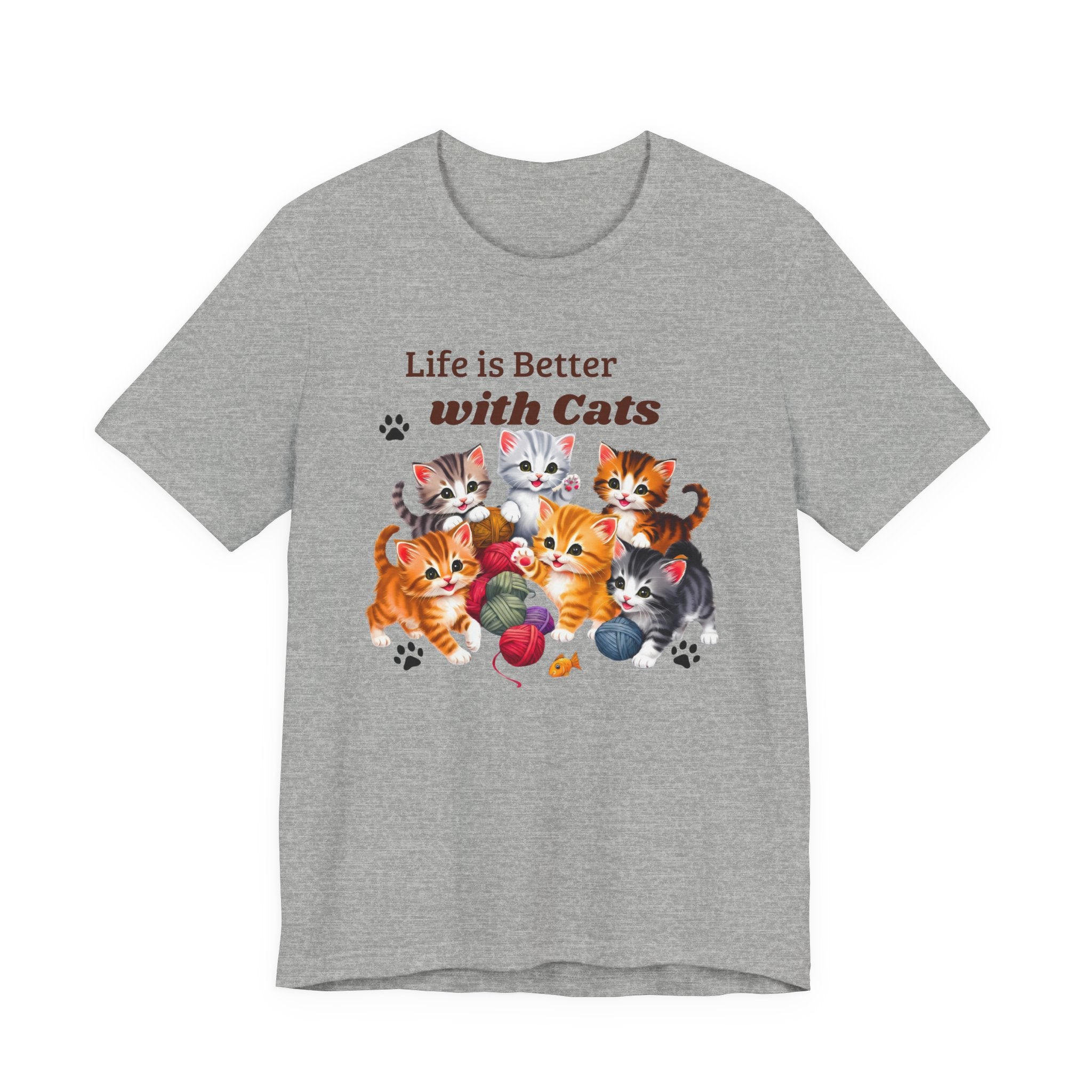Life is Better with Cats T-Shirt