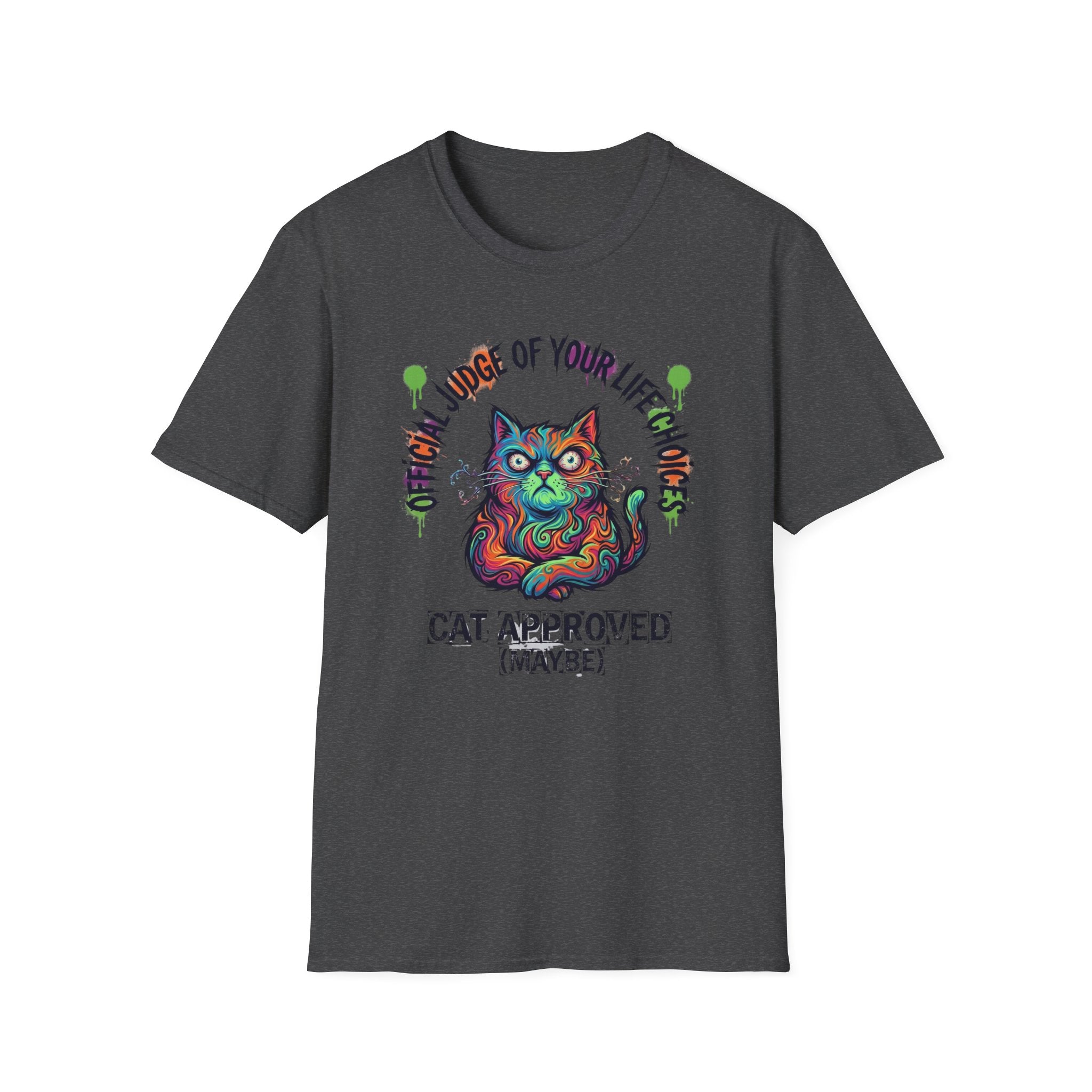 Official Judge of Life Choices Cat T-Shirt