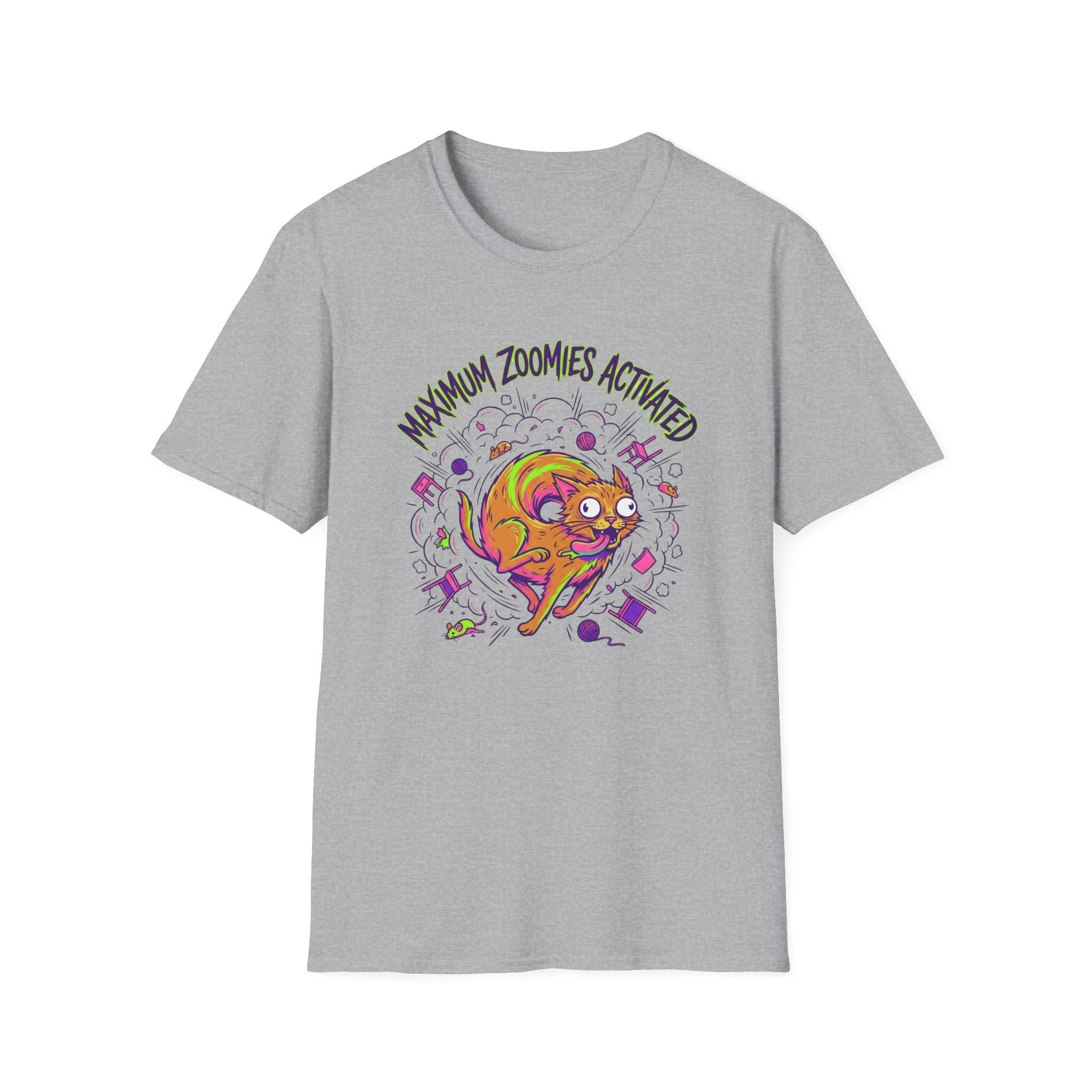 Maximum Zoomies Activated Cat T-Shirt