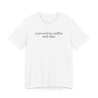 Powered by Coffee & Cats (text) T-Shirt