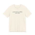 Powered by Coffee & Cats (text) T-Shirt
