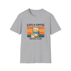 Cats & Coffee Social Club T-Shirt