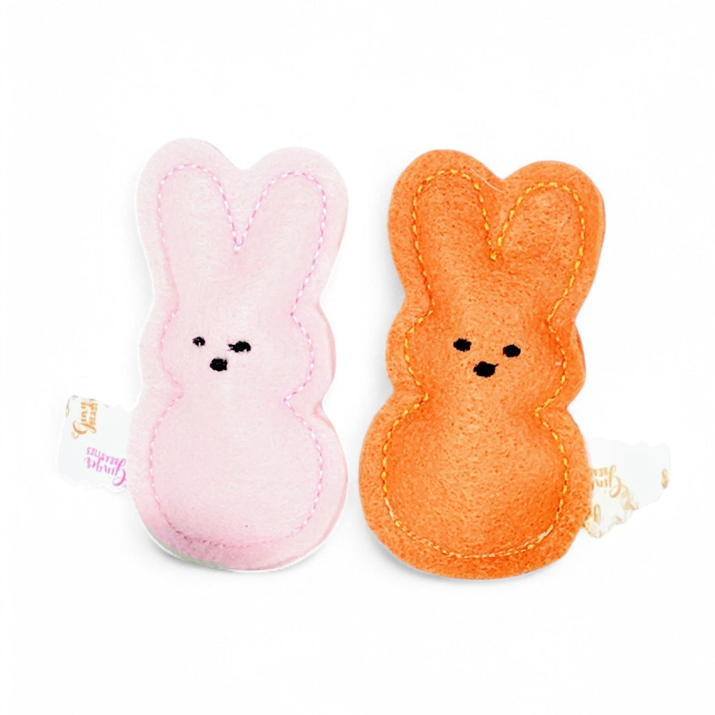 Marshmallow Bunny Catnip Toy Set