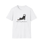 Morning Routine Cat & Coffee T-Shirt
