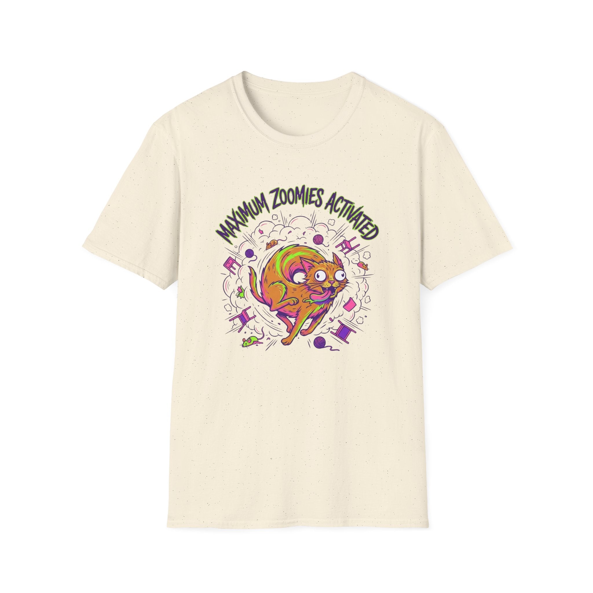 Maximum Zoomies Activated Cat T-Shirt
