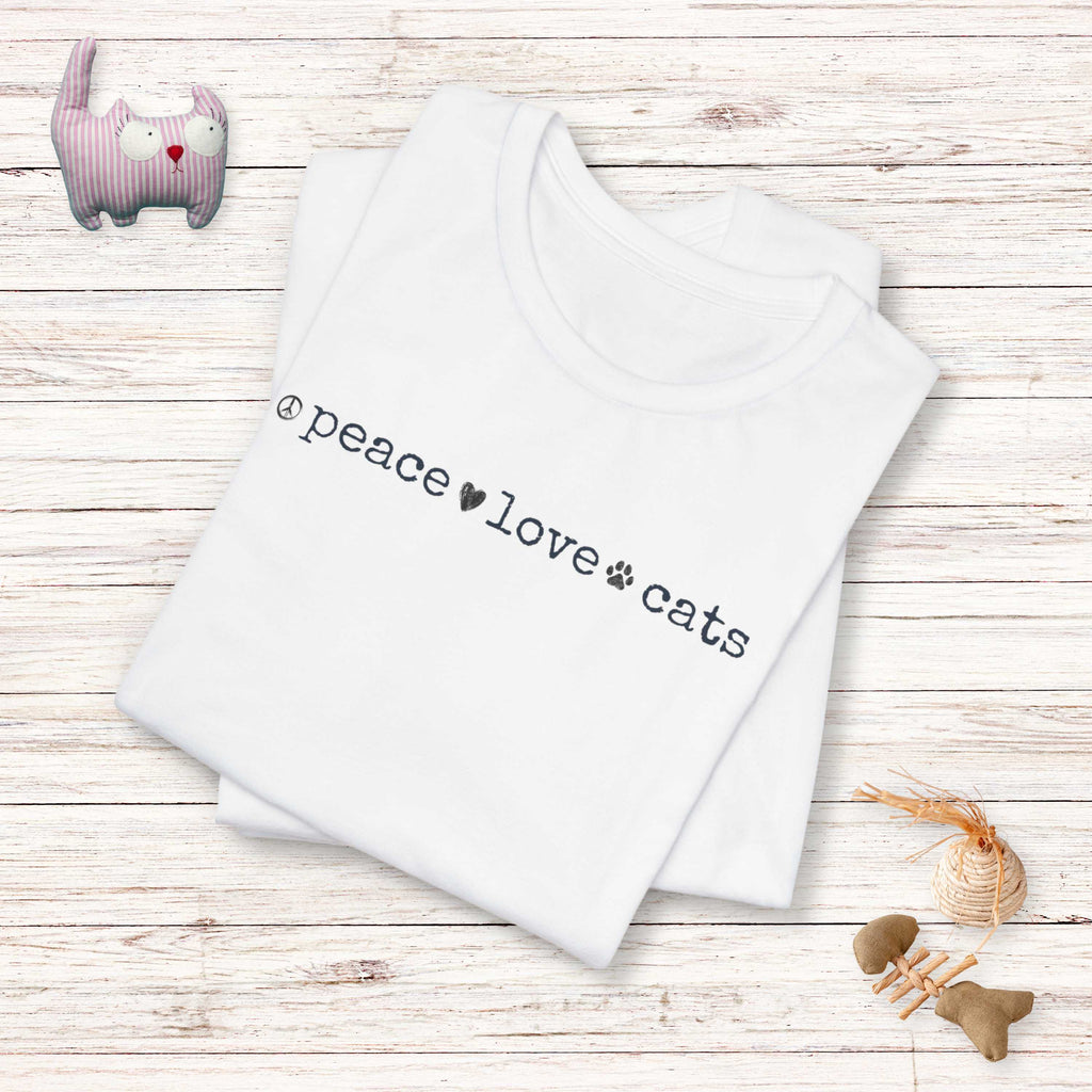 Peace Love Cats T-Shirt