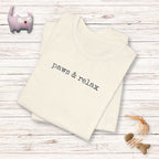 Paws & Relax (text) T-Shirt