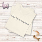 Cats Before Chores T-Shirt