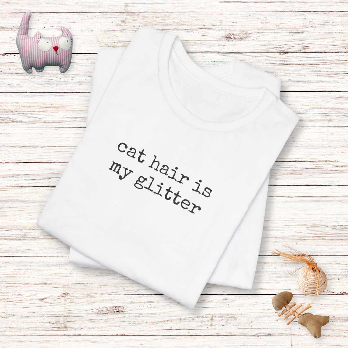 Cat hair is my Glitter T-Shirt