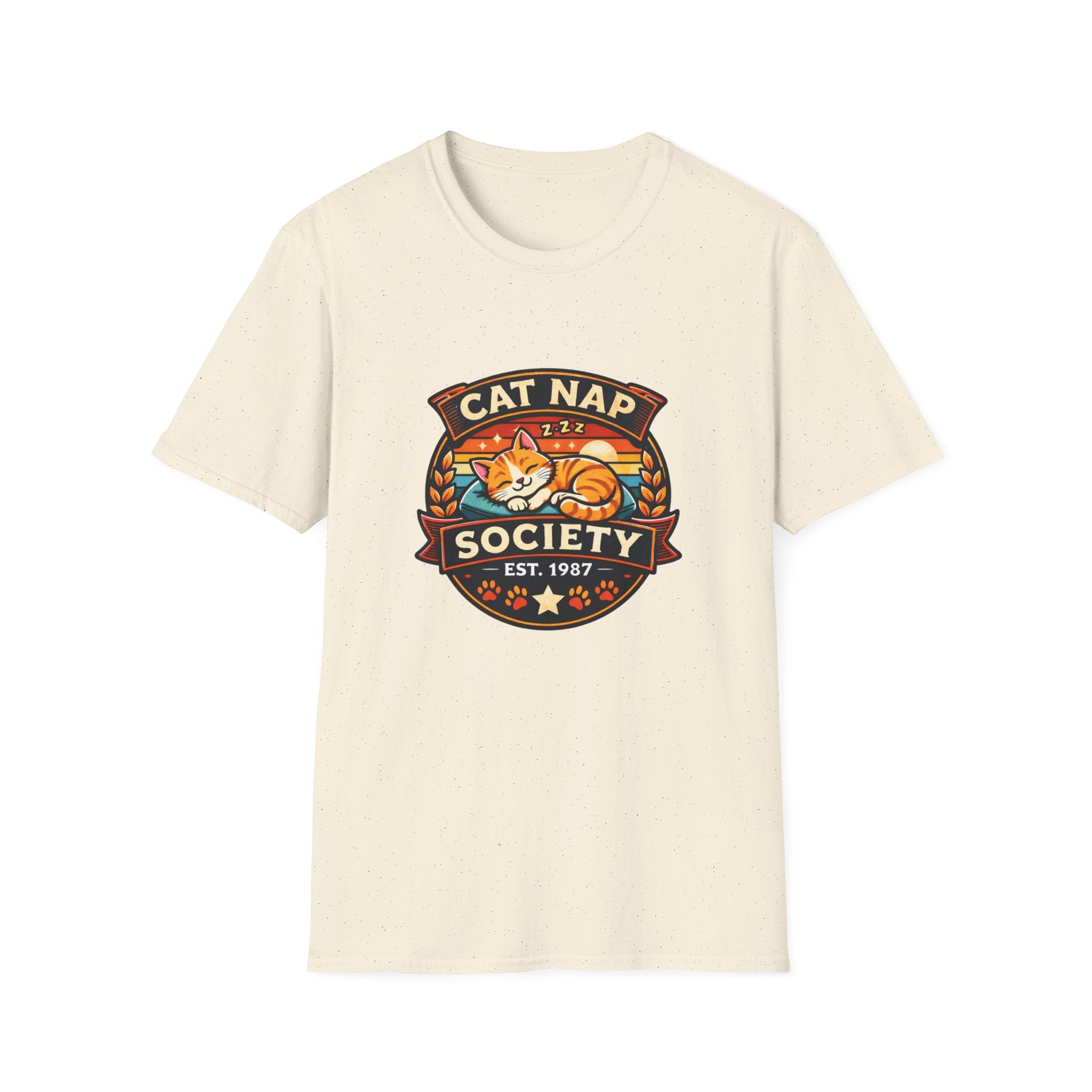 Cat Nap Society Orange Tabby T-Shirt