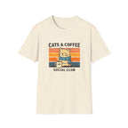 Cats & Coffee Social Club T-Shirt