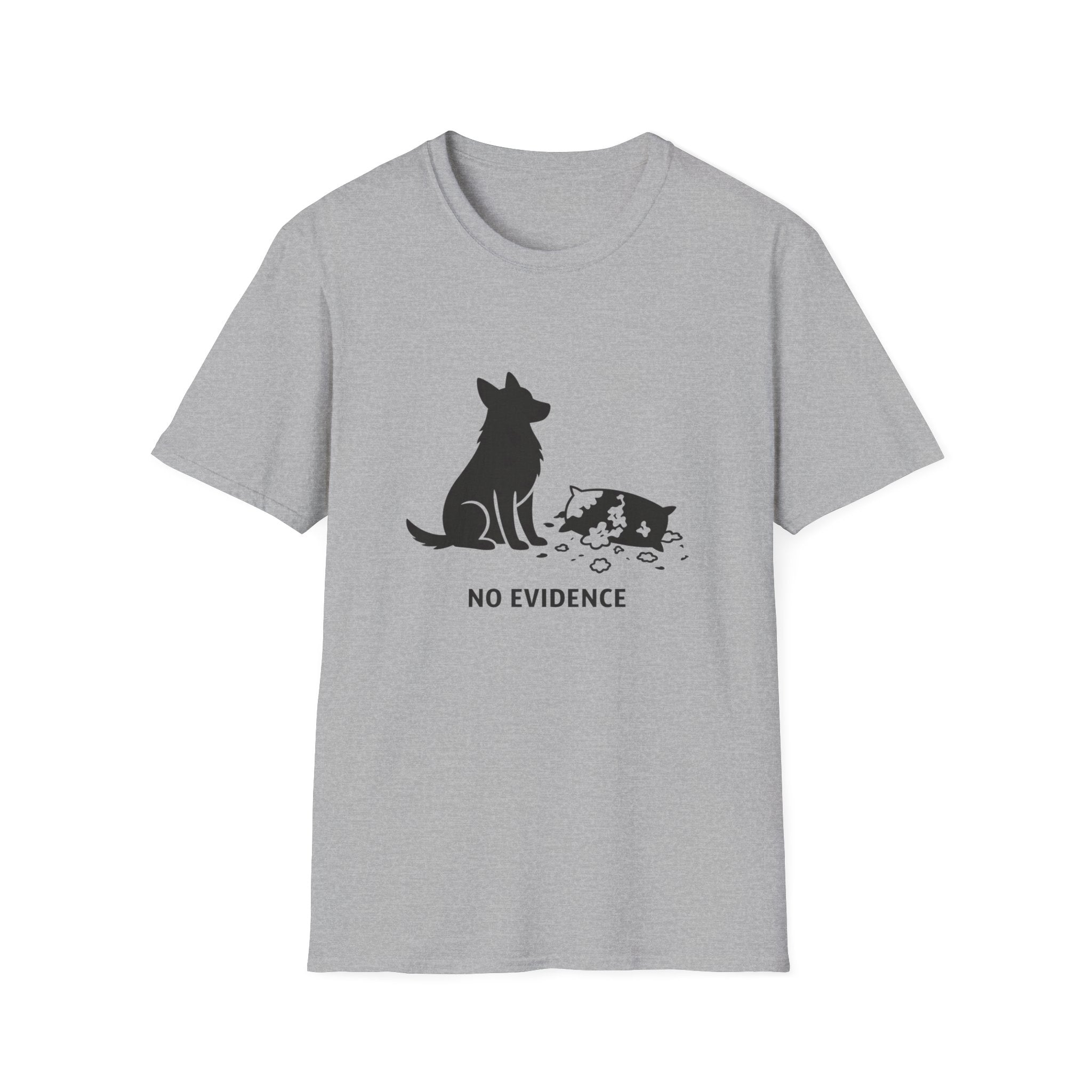 No Evidence - Dog & Pillow T-Shirt