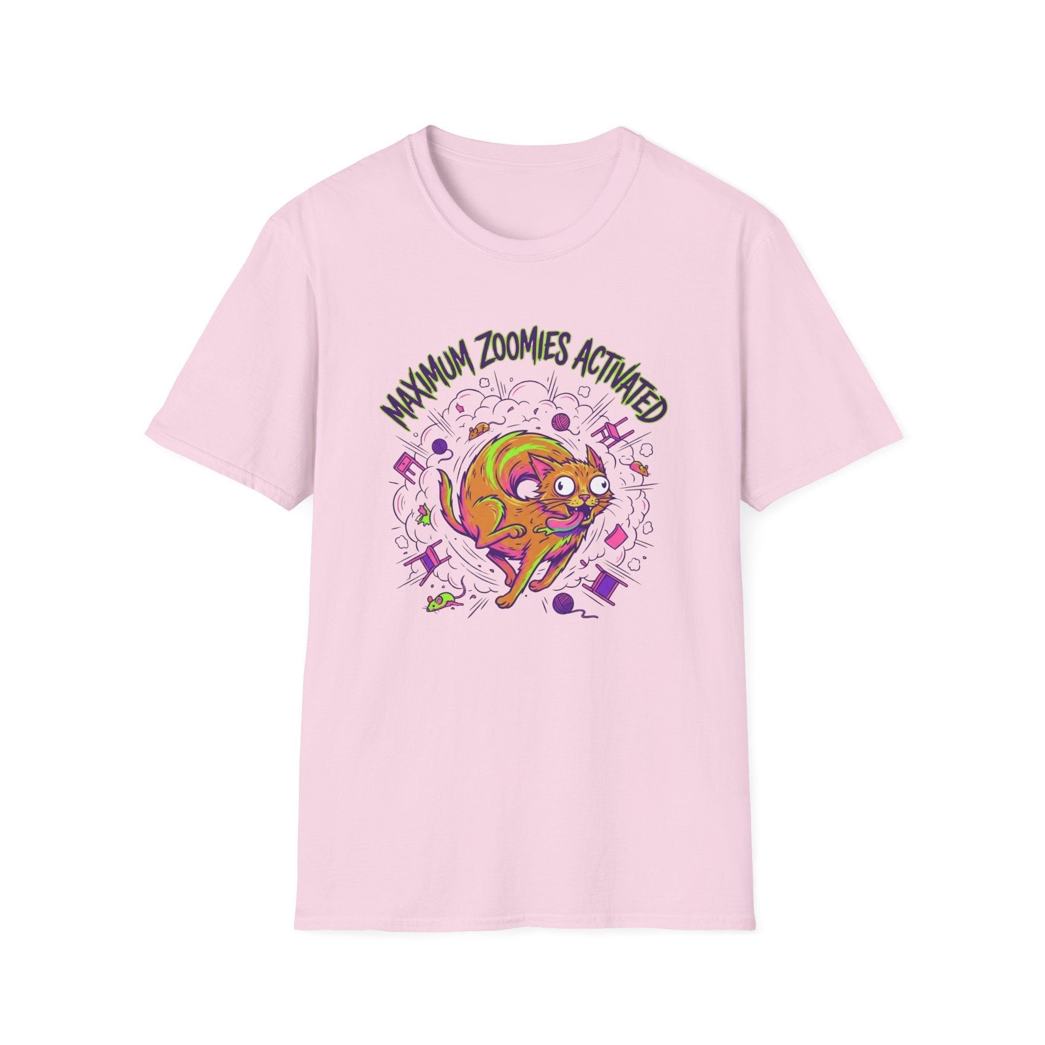 Maximum Zoomies Activated Cat T-Shirt