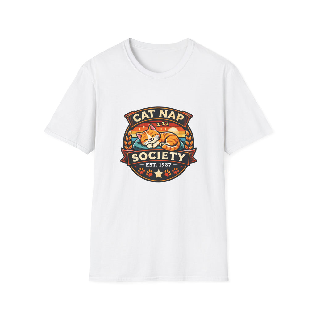 Cat Nap Society Orange Tabby T-Shirt