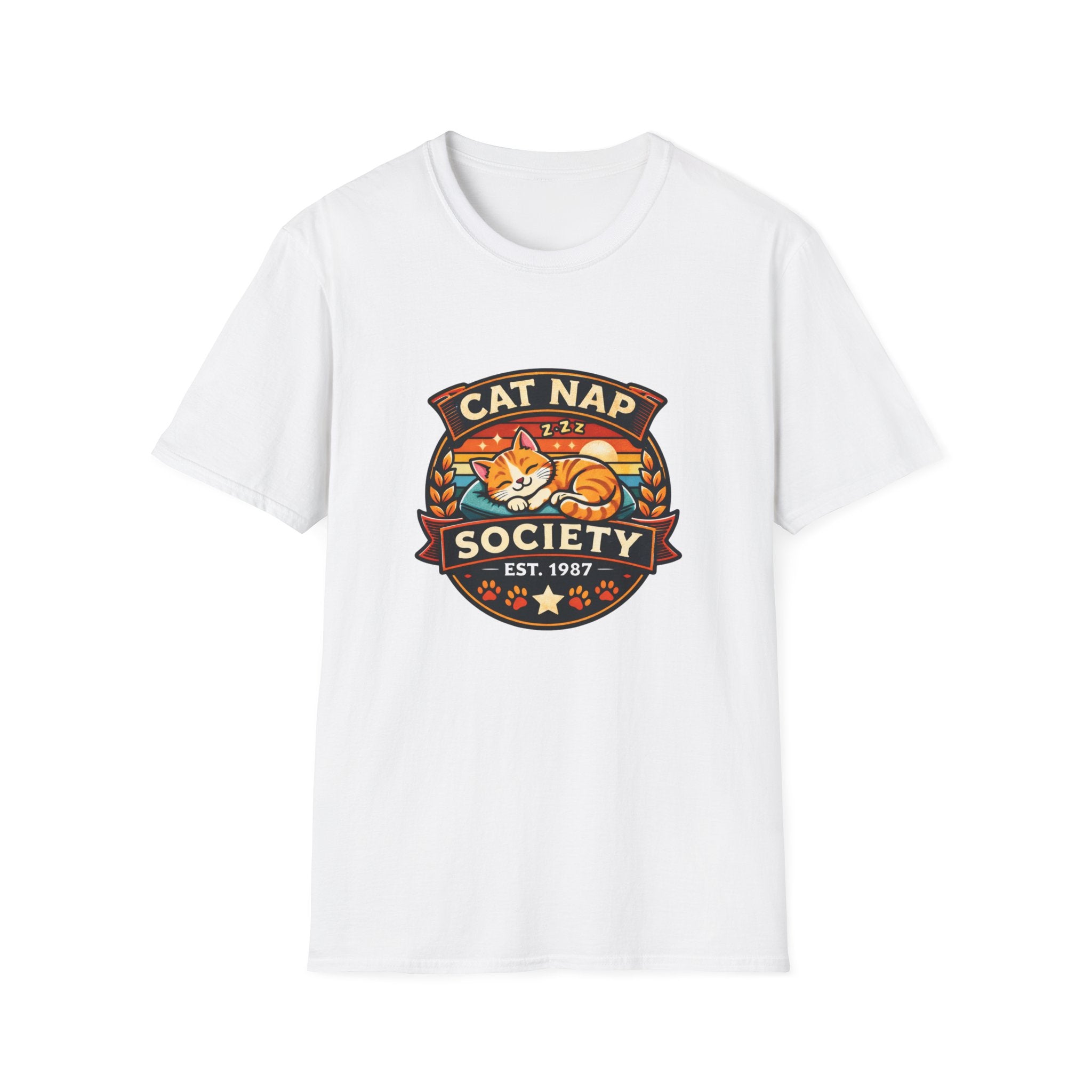Cat Nap Society Orange Tabby T-Shirt