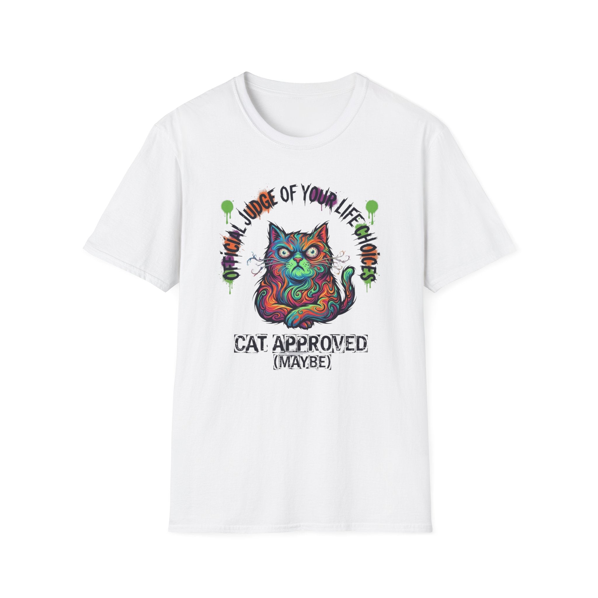 Official Judge of Life Choices Cat T-Shirt