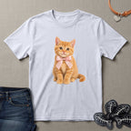 Orange Kitten Smiling T-Shirt