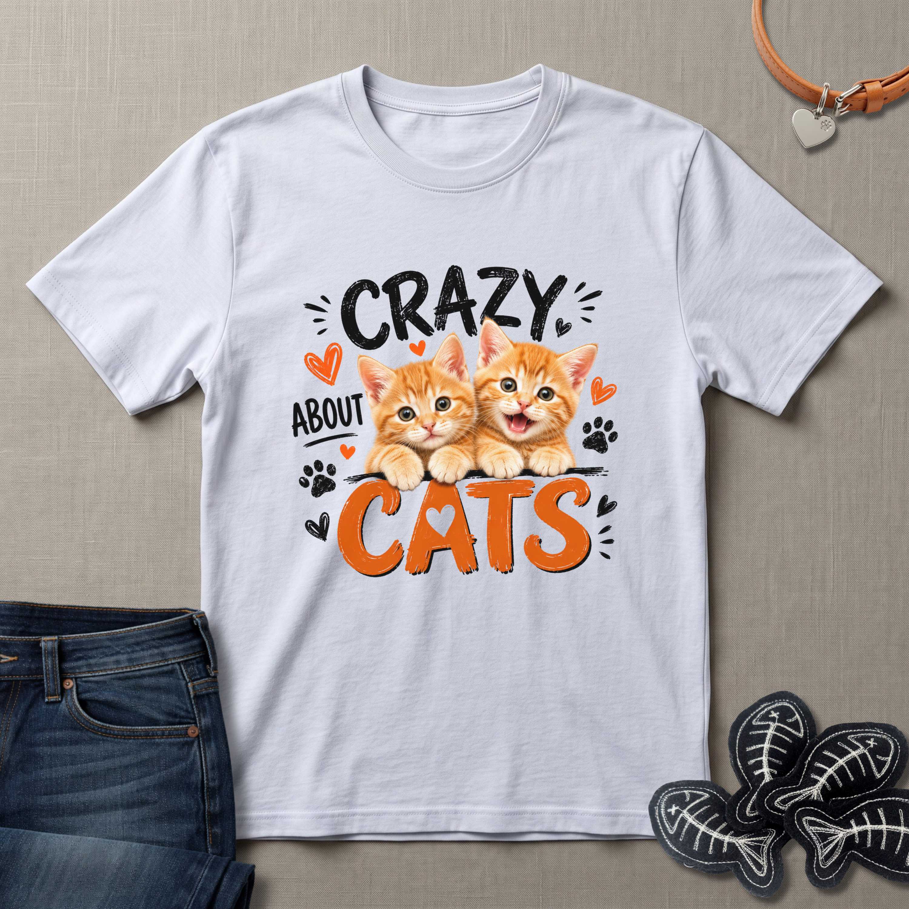 Crazy About Cats T-Shirt