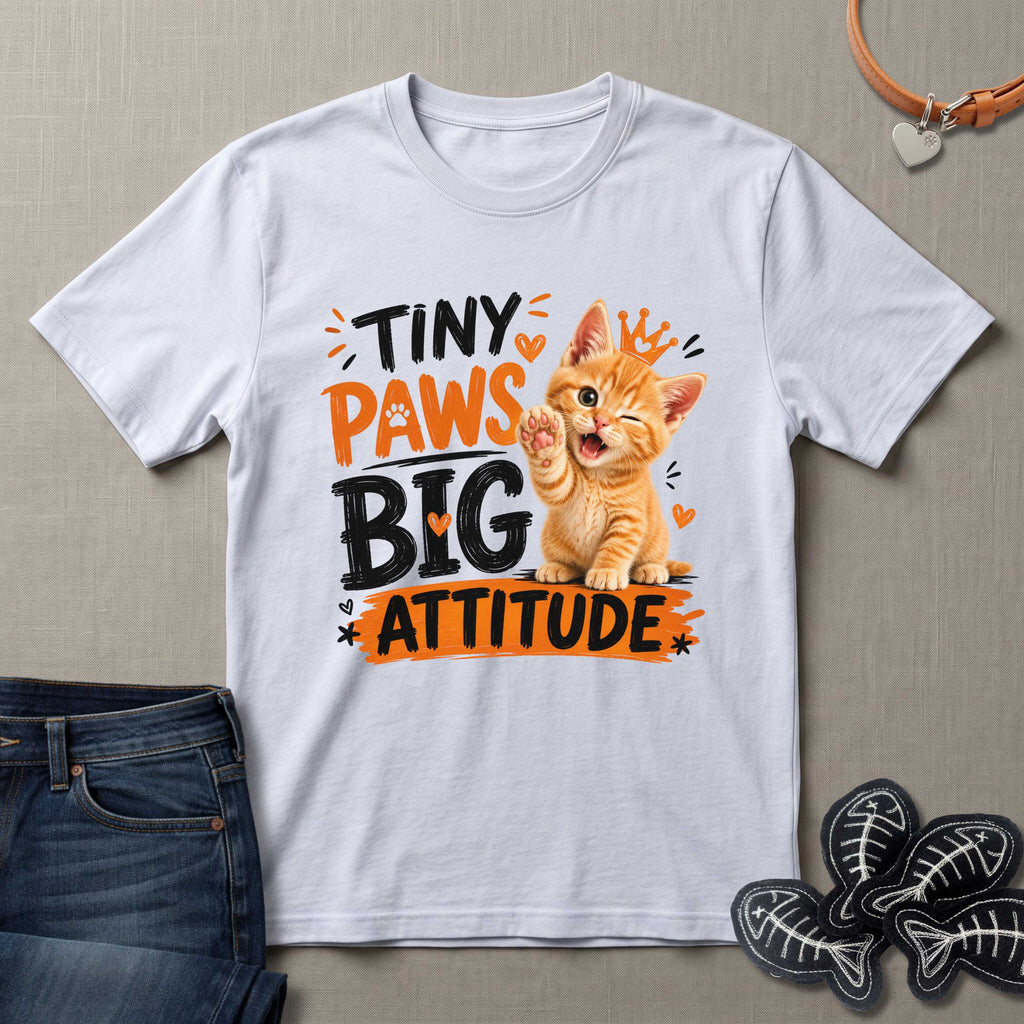 Tiny Paws Big Attitude T-Shirt