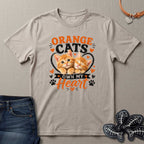 Orange Cats Own My Heart T-Shirt
