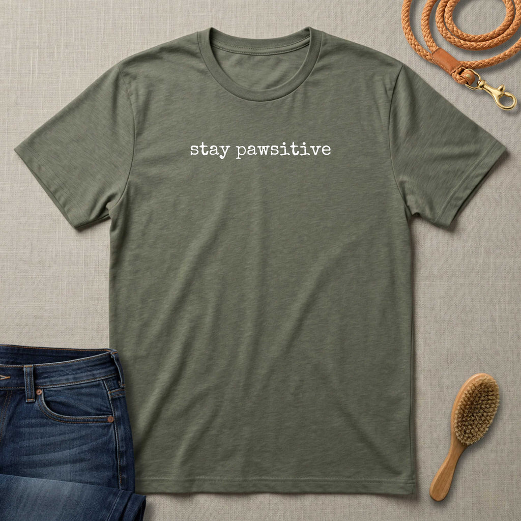 Stay Pawsitive  T-Shirt