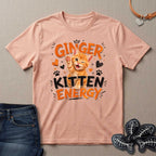 Ginger Kitten Energy Cat T-Shirt