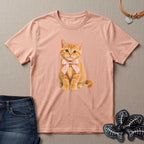 Orange Kitten Smiling T-Shirt