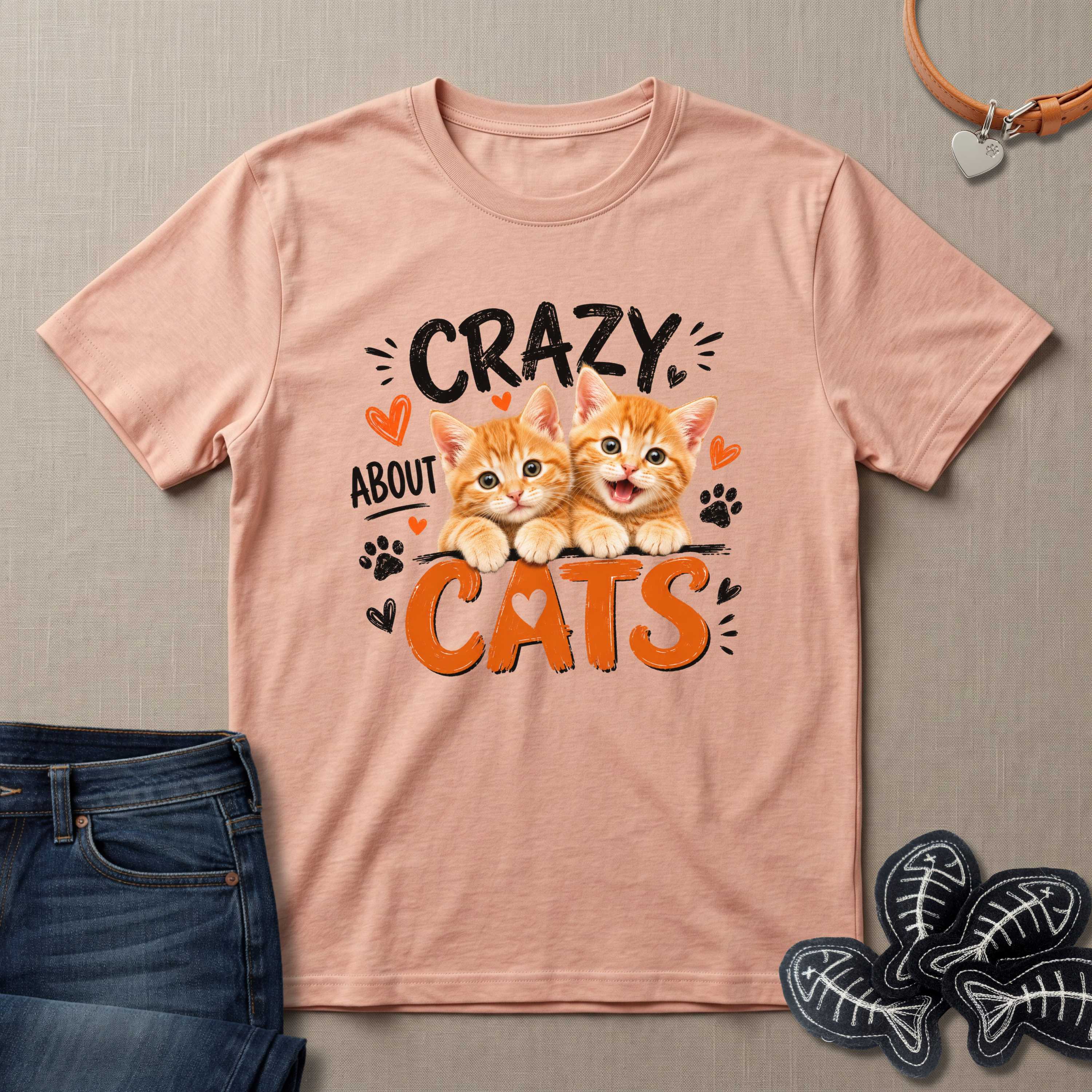 Crazy About Cats T-Shirt