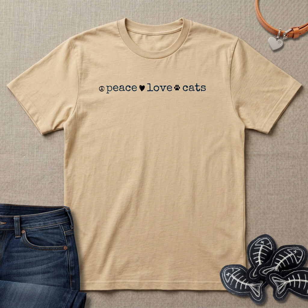 Peace Love Cats T-Shirt