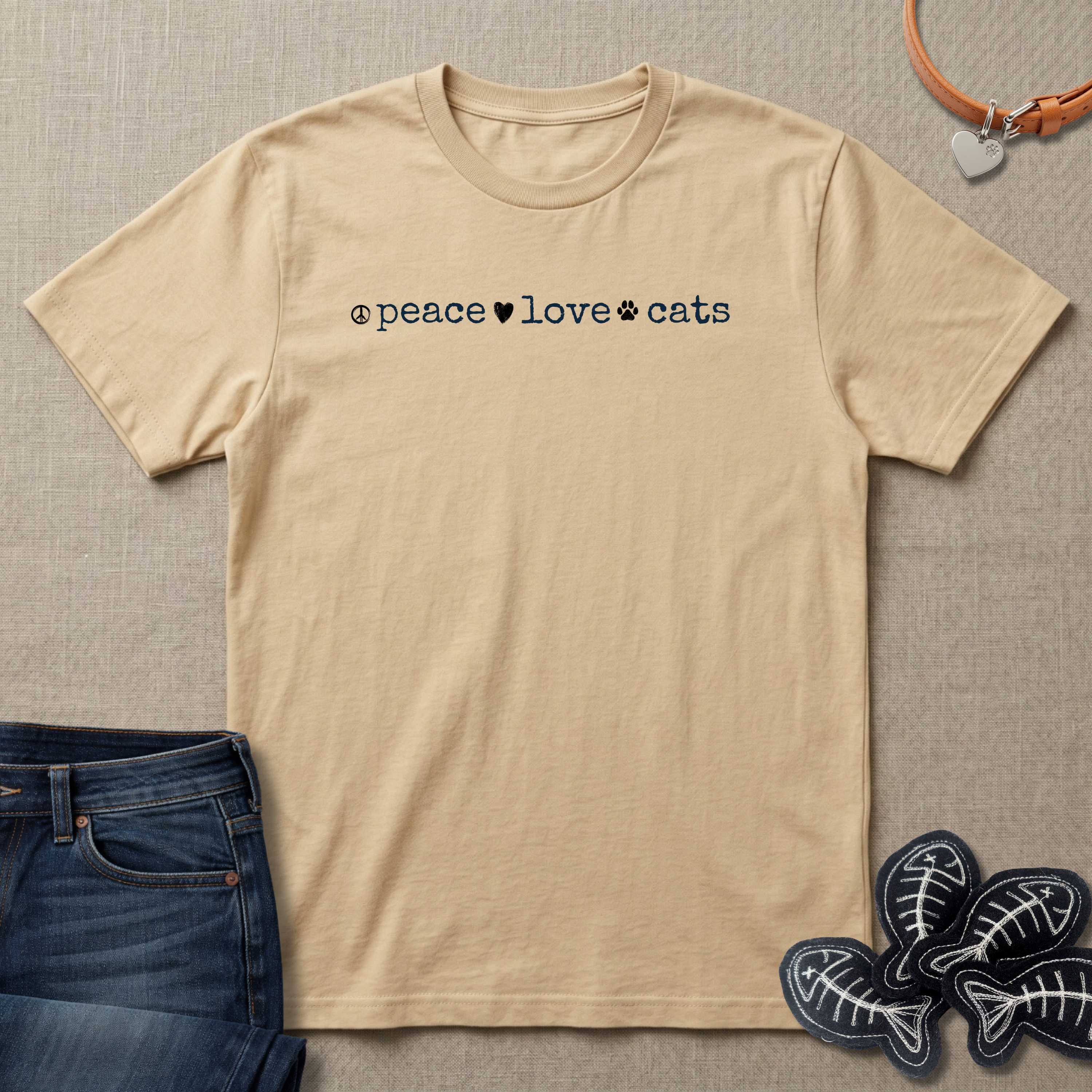 Peace Love Cats T-Shirt