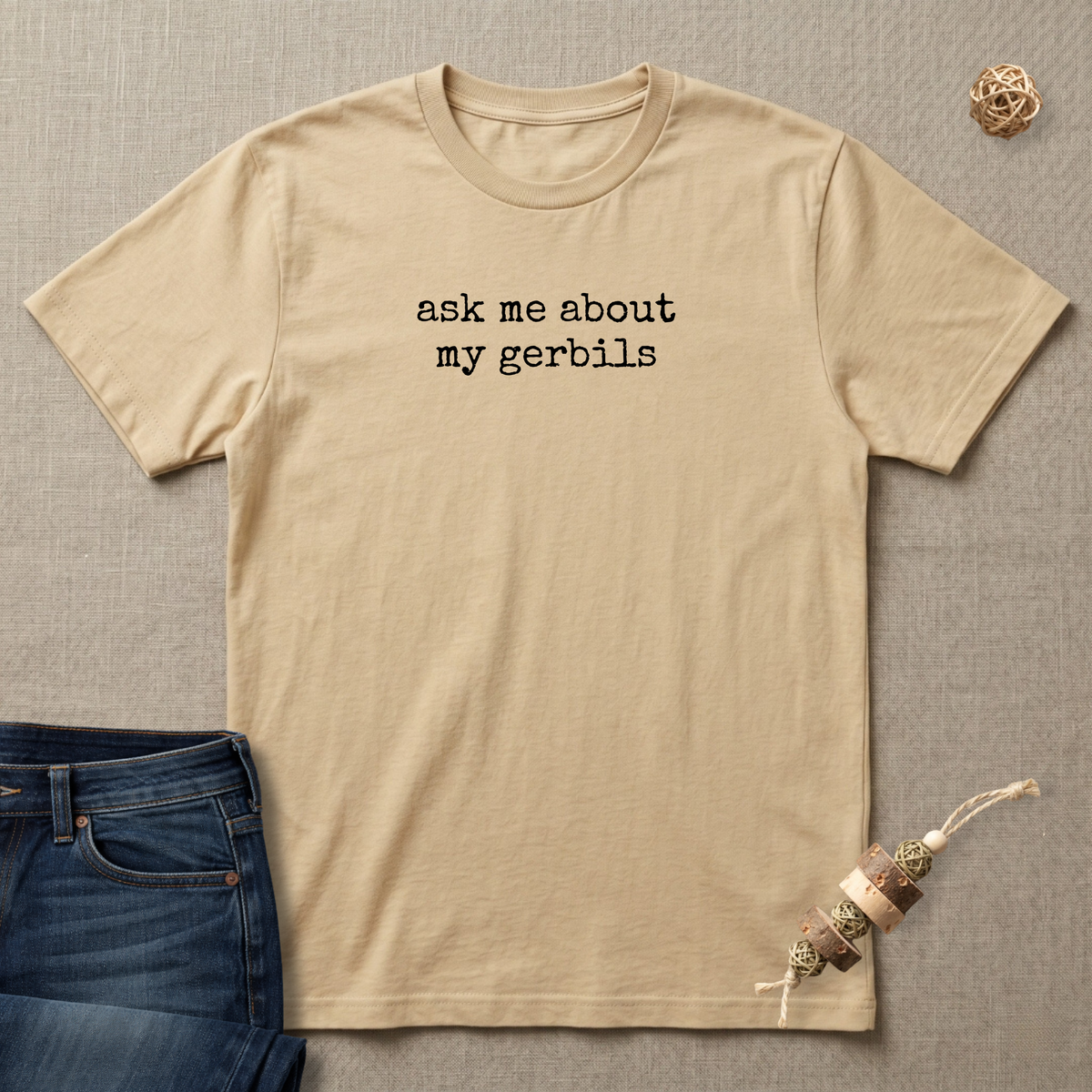 Ask Me About my Gerbils T-Shirt