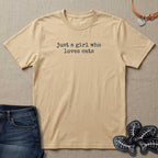 Just A Girl Who Loves Cats T-Shirt