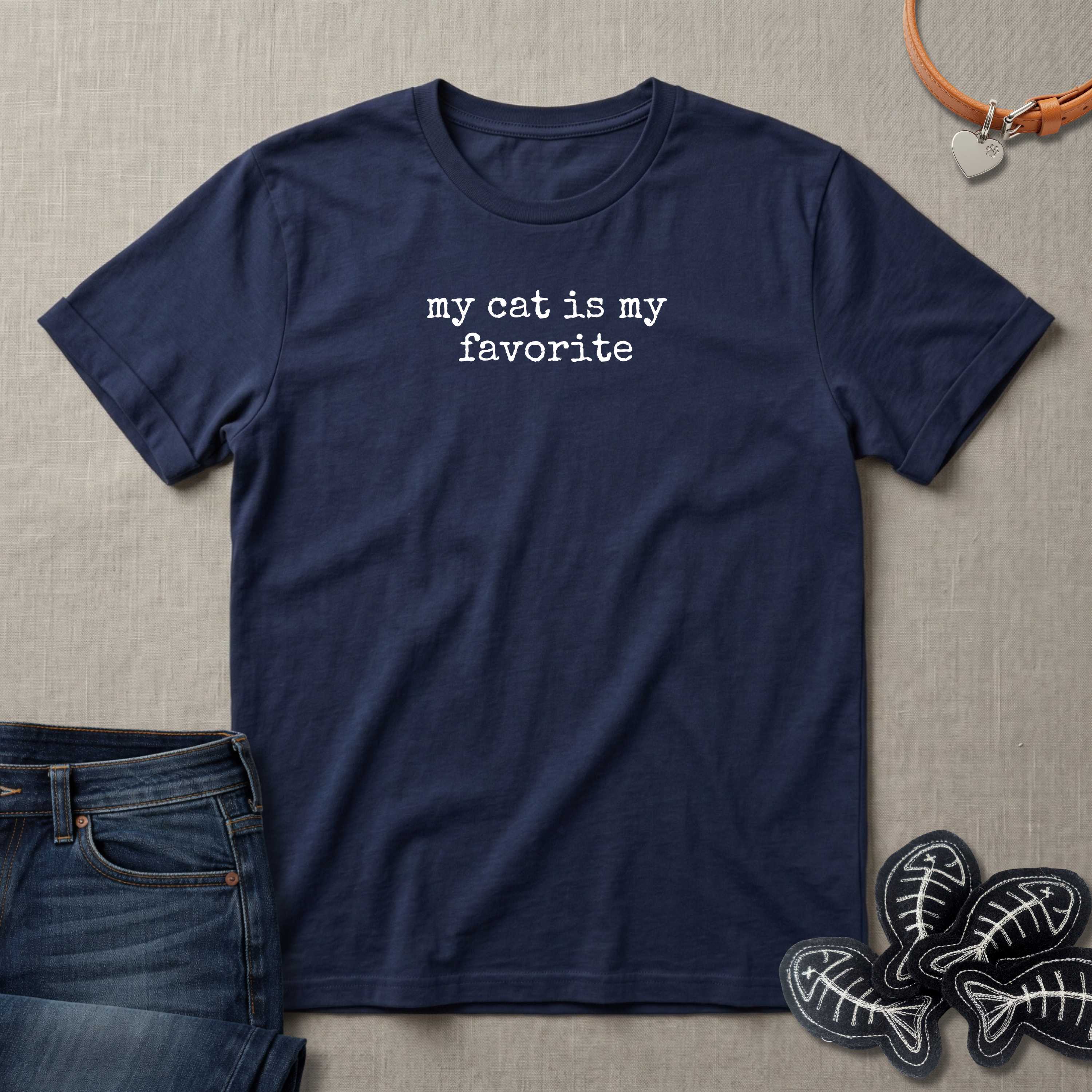 My Cat is My Favorite T-Shirt