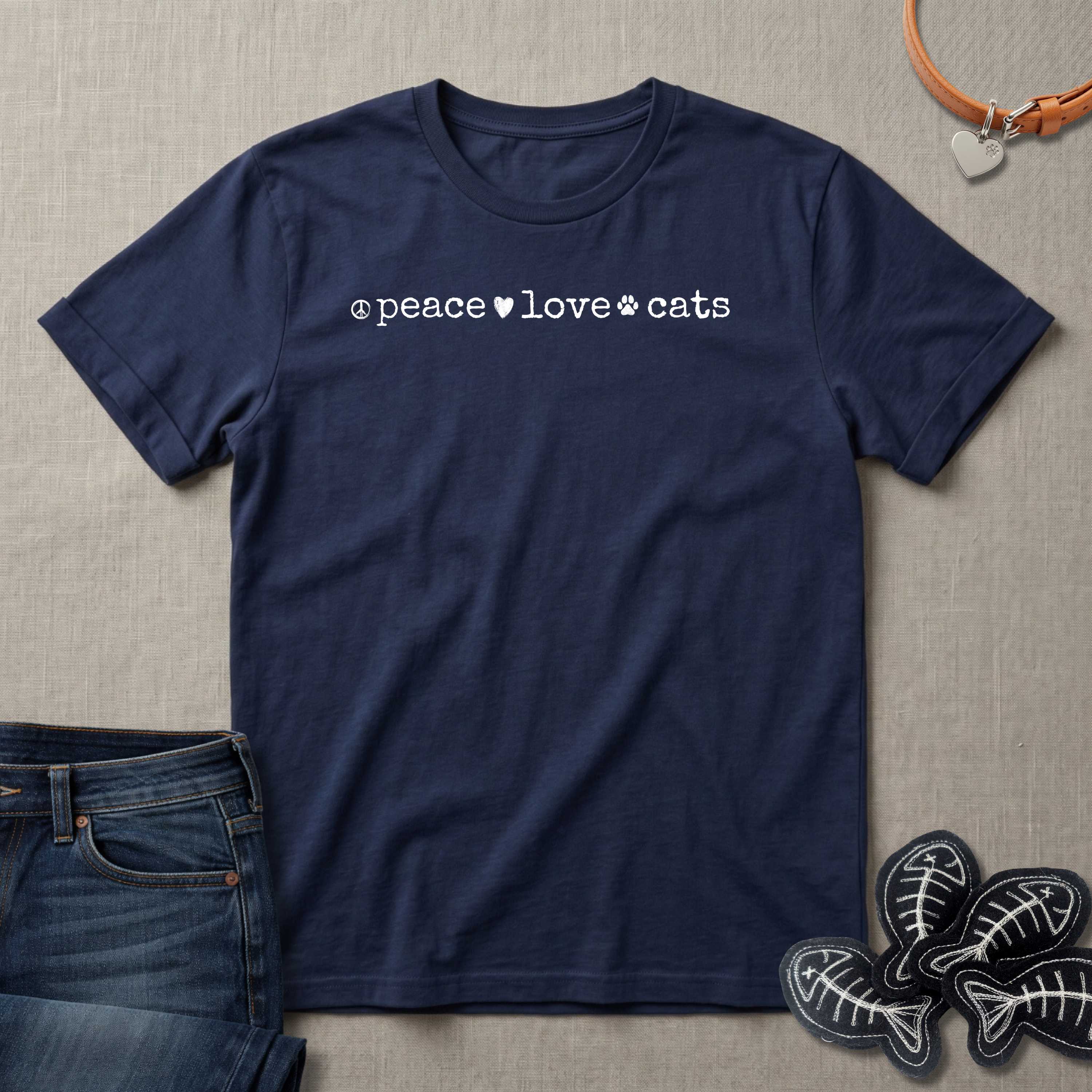 Peace Love Cats T-Shirt