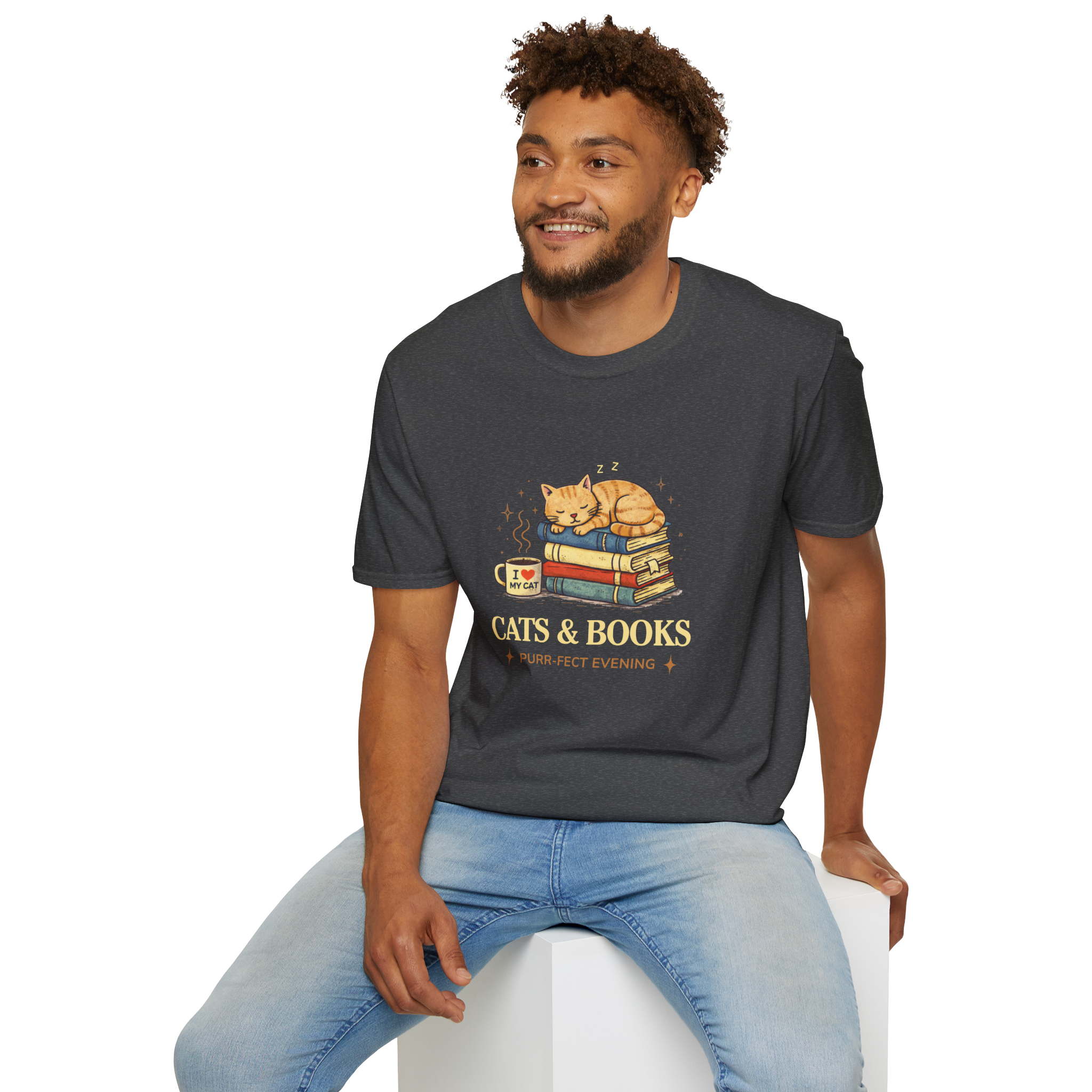 Cats & Books T-Shirt