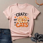 Crazy About Cats T-Shirt